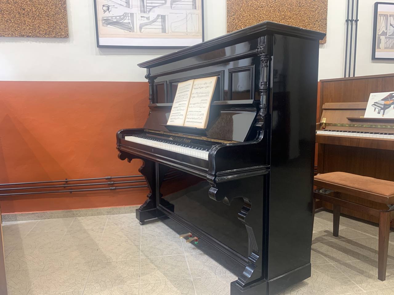 Ibach 130 Nero Lucido Stoppino Pianoforti Bergamini